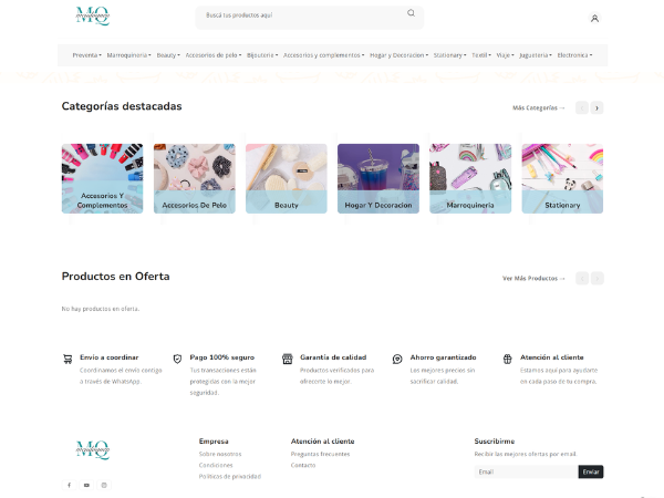 Ejemplo ecommerce mayorista B2B